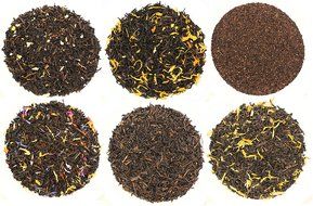 Flavored Black Tea Sampler, Black Tea Assortment Loose Tea Featuring Mango Tea, Apricot Tea, Tropic Flower Tea... N6