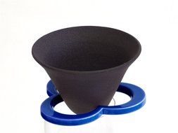 224porcelain Ceramic Paperless Permanent Coffee Filter / Dripper "Caffe hat"White N5