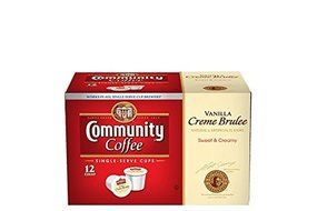 Community Coffee Vanilla Creme Brulee K-Cups, 12 Count