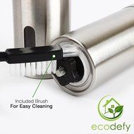 Premium Stainless Steel Manual Coffee Grinder Mill by EcoDefy - French Press, Keurig, and Aeropress Compatible... N2