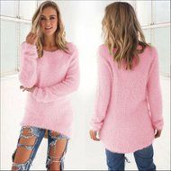 Fashion Sweaters,Morecome Womens Casual Solid Long Sleeve Jumper Sweaters Blouse N3