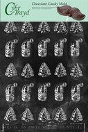 Cybrtrayd C016 Bite Size Santa/Trees Life of the Party Chocolate Candy Mold with Exclusive Cybrtrayd Copyrighted...