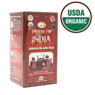 Pride Of India Organic Indian Assam Black Tea, 25 Tea Bags N9