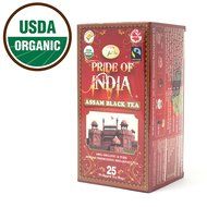 Pride Of India Organic Indian Assam Black Tea, 25 Tea Bags N10