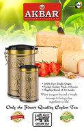Akbar | Gold Range | Ceylon Black Tea | FREE Tea Strainer | 100% Single Origin | Ultra-Premium Loose leaf Tea... N5