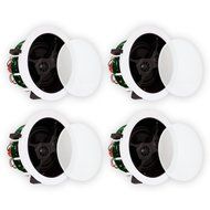 Theater Solutions Stereo TS650S In Ceiling 6.5" Round Home 4 Speaker Set 600 Watts 4TS650S