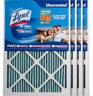 Lysol Triple Protection Furnace/AC Air Filter, 12" x 24" x 1", 2-Pack N17