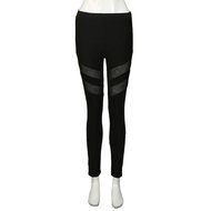 PHOTNO Women High Waist Skinny Leggings of Patchwork Mesh Push Up Yoga Pants N2