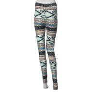 PHOTNO Skinny Geometric Print Stretchy Pants Leggings N3