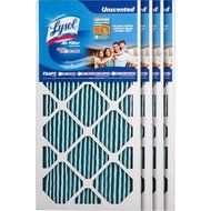 Lysol Triple Protection Furnace/AC Air Filter, 12" x 24" x 1", 2-Pack N18