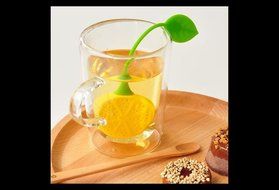 2 Pack Silicone Lazy Man MR. T Shape Loose Leaf Tea Infuser Strainer Filter