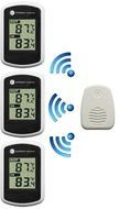 Ambient Weather WS-04-WHITE Wireless Thermometer with Indoor and Outdoor Temperature (White)