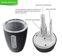pureGLO Portable Mini USB Car Humidifier - 180ML Small Air Mist Purifier with Vehicle Mount - Travel Diffuser... N3