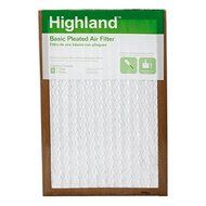 24x30x1, Highland Air Filter, MERV 3, by 3m