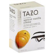 Tazo Vanilla Apricot White Tea, 20-Count Tea Bags (Pack of 6)