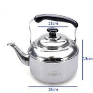 Water &amp; Wood 3L Stainless Steel Tea Hot Water Kettle With Sound Silver Home Kitchen House Pot N2