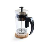 Brillante BR-CP1-350 Stainless Steel European Glass Small French Press Coffee Maker and Tea Press - 350 ml / 12 Oz