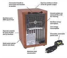 Cherry Lightningair Air Purifier up to 3500 Sq/ft Like Oreck Xl By Spring Air