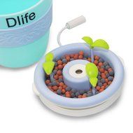 Dlife(TM) 235ML Portable Essential Oil Diffuser Ultrasonic Anion Potted Plant Diffusser/Humidifier 2 Mist Mode... N3