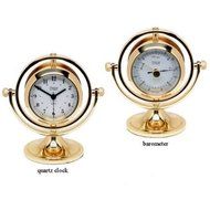 Weems &amp; Plath Gimbaled Skipjack Clock and Barometer