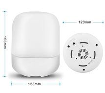 Intsun 300mL Portable Ultrasonic Cool Mist Aroma Humidifier with 7 Changing Colored LED Lights,Waterless Auto... N5