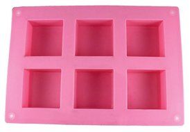 C-Pioneer Silicone Fondant Cake Mold square Soap Chocolate Candy Mould DIY Decorating