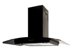 Range Hood Wall Mounted Black 30" KA-112-BLK NT AIR. Made in Italy.