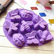 Y&amp;XL&amp;H 8 Hole Insect Shape Cake Mold
