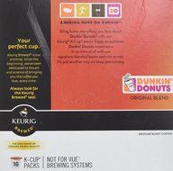 32 Count - Dunkin Donuts Original Flavor Coffee K-Cups For Keurig K Cup Brewers (2 boxes of 16 k cups) N33