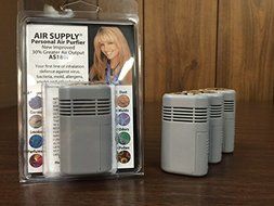 Air Supply Mini-Mate Personal Ionic Air Purifier--Black N4