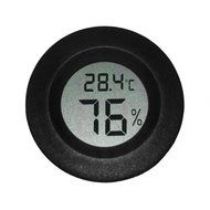 AGEG Round Digital Electronic Thermometer Hygrometer Humidiometer with LCD Display for Family Office Factory Kennel... N10