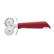 Cake Boss Stainless Steel Tools and Gadgets Double Pastry Wheel, Red