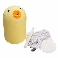 KING DO WAY USB Mini Bird Shape Ultrasonic Humidifier Air Mist Maker Purifier for Home Office SPA Bedroom Yellow N6