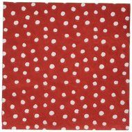 Entertaining with Caspari Dots Guest Towels, Platinum, Pack of 15