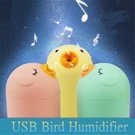 KING DO WAY USB Mini Bird Shape Ultrasonic Humidifier Air Mist Maker Purifier for Home Office SPA Bedroom Yellow N9