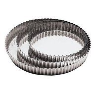 World Cuisine 109606 Tin Plate Fluted Tart Mold-Dia. 7 7/8 In -- 3 per case