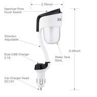 Car Humidifier Aromatherapy, ZELAF 2nd-Gen Z8 Mini Travel Portable Cool Mist Ultrasonic Humidifier &amp; Aroma Diffuser... N4