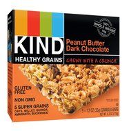 KIND Healthy Grains Granola Bars, Peanut Butter Dark Chocolate, 6.2 Ounce (Pack Of 3) N4