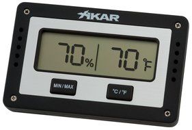 XIKAR PuroTemp Digital Hygrometer Rectangular
