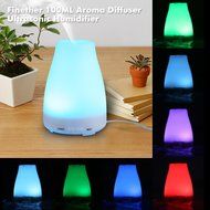 Finether 100ML Aroma Essential Oil Diffuser Ultrasonic Aromatherapy Purifier Humidifier Air Mist and 7 Color Changing... N17