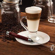 Savvy Coffee Handheld Milk Frother Wand with Stand N2