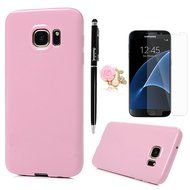 Badalink Galaxy S7 Case Candy Color Soft TPU Rubber Skin Bumper Case Shockproof Flexible Easy Grip Slip Rrsistant... N24