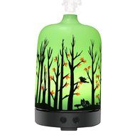 COOSA 100ml US Standard Plug Ultrasonic Aromatherapy Essential Oil Diffuser Cool Aroma Mist Humidifier with Multi-colored... N5