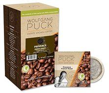 Wolfgang Puck Coffee, Provence, French Roast, 9.5 Gram Pods-18-Count (Pack of 3) N5