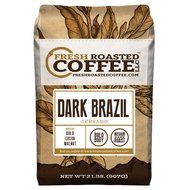 Dark Brazilian Cerrado, Whole Bean Coffee, Fresh Roasted Coffee LLC (2 lb.) N2