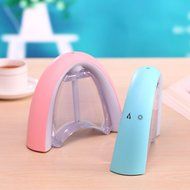 DaySeventh 2016 New Design Rainbow Message Board USB Air Humidifier Light Color Night (Black) N9