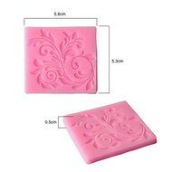 Sher Flower Decorative pattern Fondant Cake Cake Chocolate Silicone Molds,Decoration Tools Bakeware