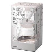 Hario V60 Series - Clear Drip Coffee Brewing Set &amp; 100 Extra Filters (140 total)