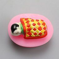 Sher Baby Asleep Chocolate Silicone Molds,Cake Molds,Soap Molds,Decoration Tools Bakeware N2