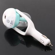 Mini Car Air Humidifier Diffuser Essential Oil Ultrasonic Aroma Mist Purifier (Blue) N7